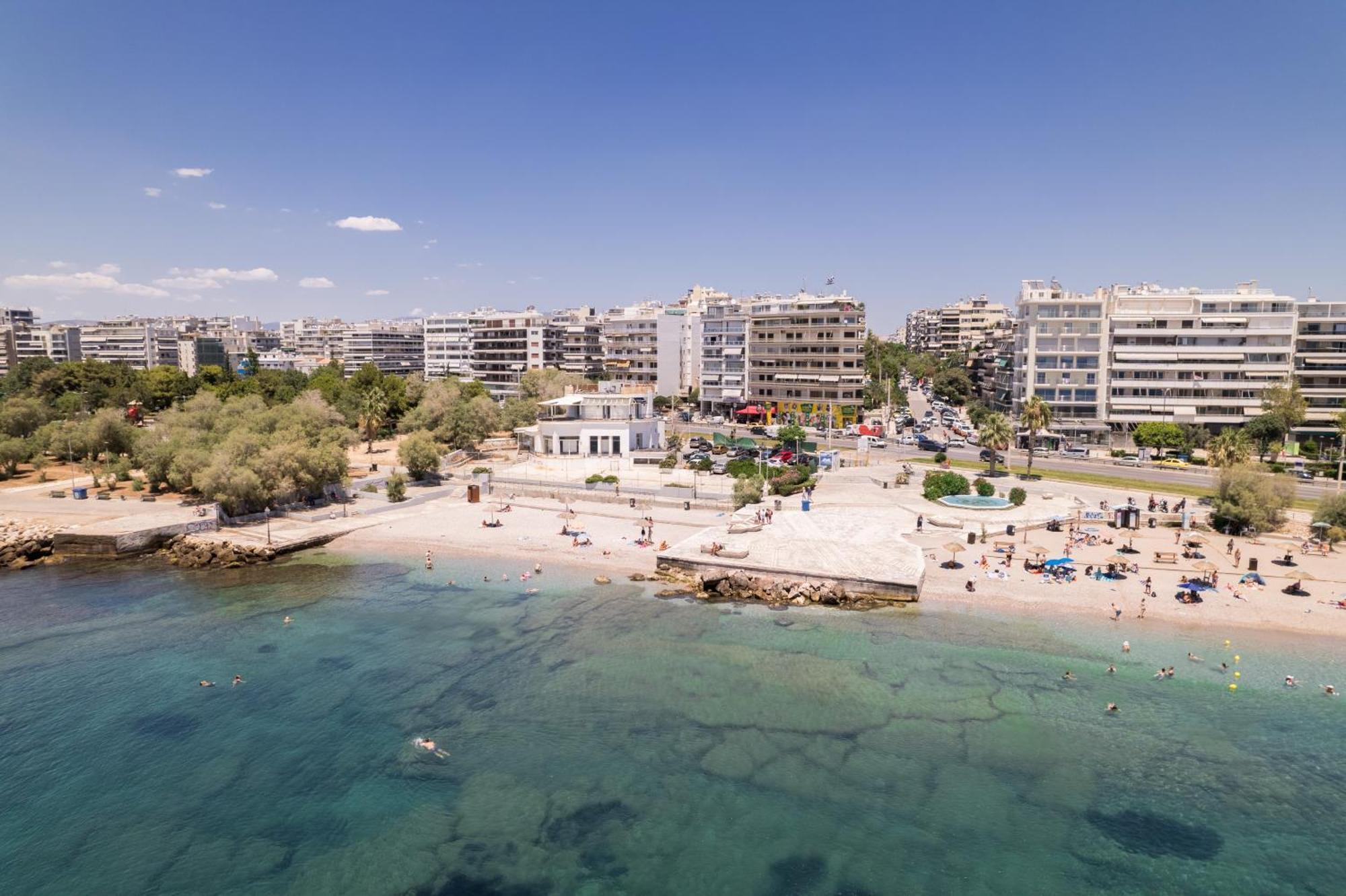 Athens Riviera, Seaview, Beachfront, Lux Apartment On Starbucks Building Eksteriør billede