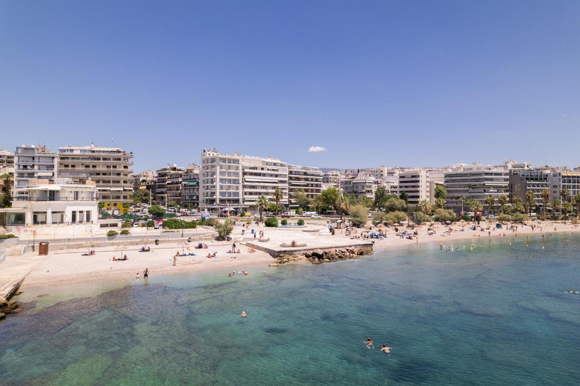 Athens Riviera, Seaview, Beachfront, Lux Apartment On Starbucks Building Eksteriør billede