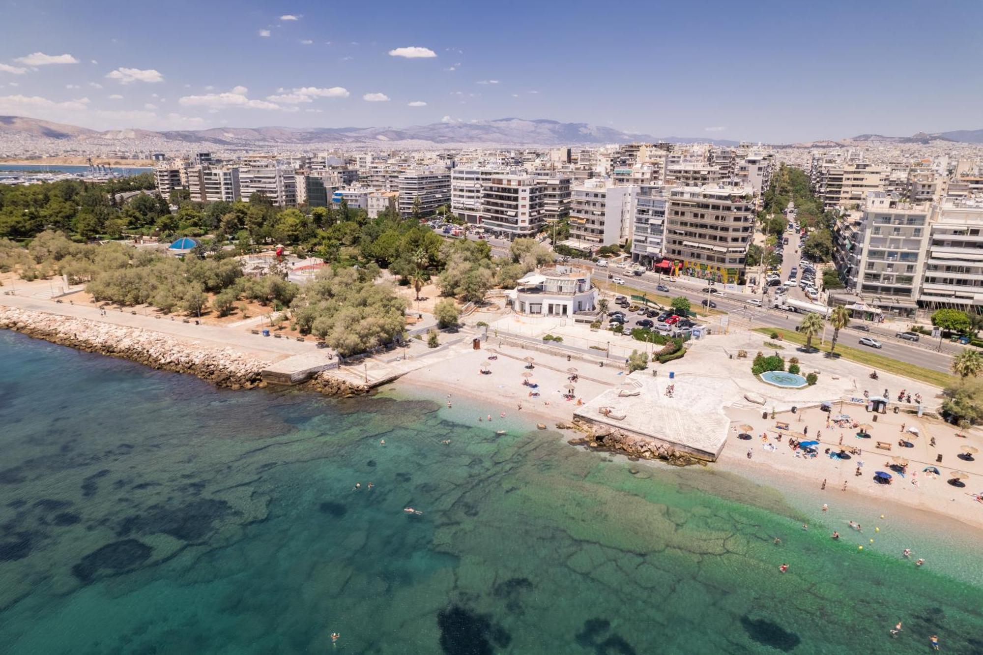 Athens Riviera, Seaview, Beachfront, Lux Apartment On Starbucks Building Eksteriør billede