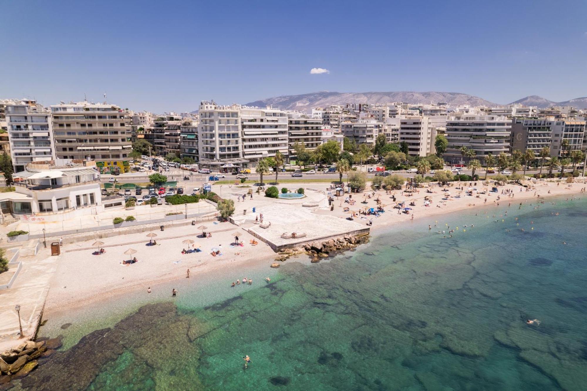 Athens Riviera, Seaview, Beachfront, Lux Apartment On Starbucks Building Eksteriør billede